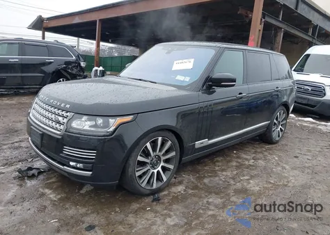 2017 Land Rover Range Rover 5.0L V8 Supercharged Autobiography z USA, uszkodzony, nr VIN SALGV5FE1HA340238